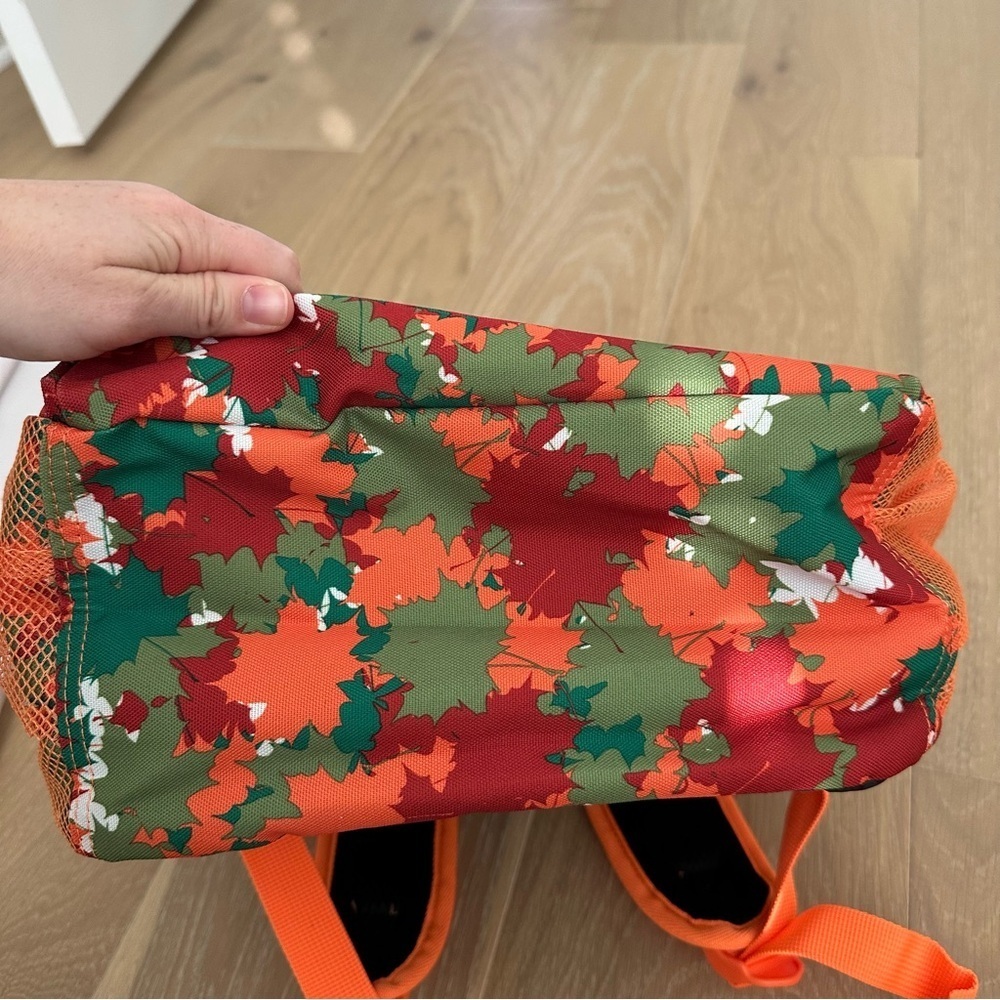 New Balance X Cross Country Backpack Outdoors Hiking Travel Orange Camo NBXC - Picture 14 of 14